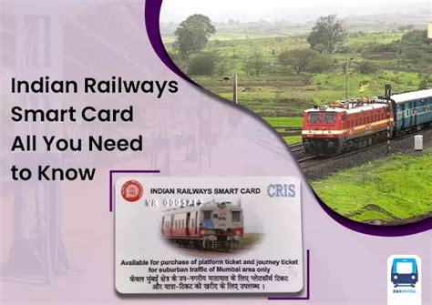 how to use eastern railway smart card|Indian Railways Smart Card All You Need to Know.